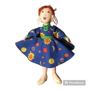 Vintage Mrs. Frizzle Stuffy Magic School Bus 1999